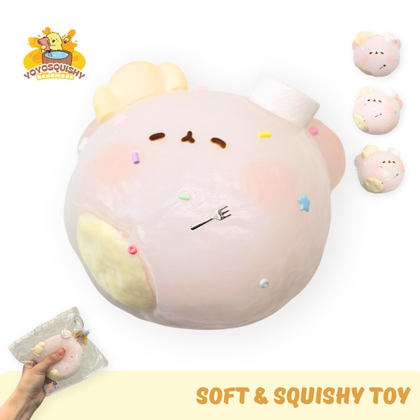 YOYOSQUISHY Sleepy Cat Milk Candy-like Texture Taba Squishy Toy
