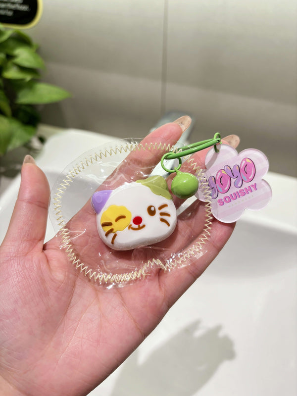Mini Smiling Cat Taba Squishy Toy