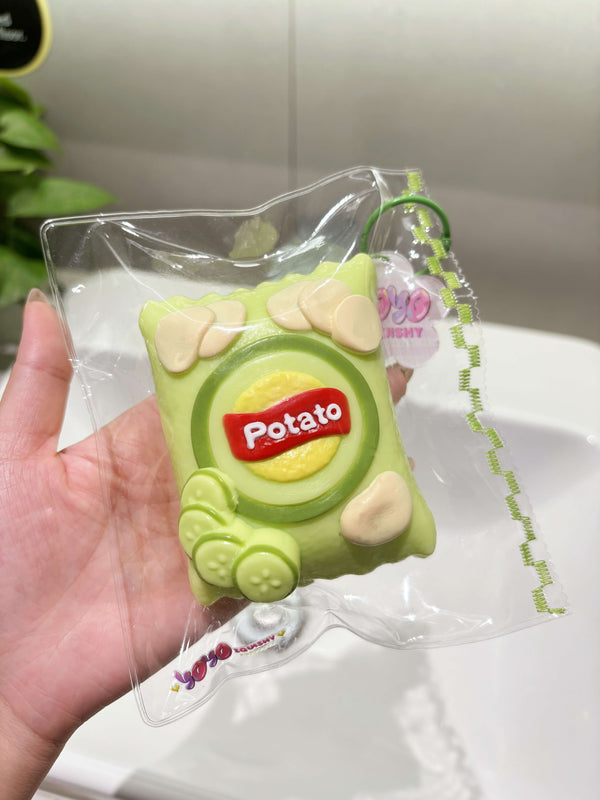 Cucumber Potato Chips Taba Squishy Toy