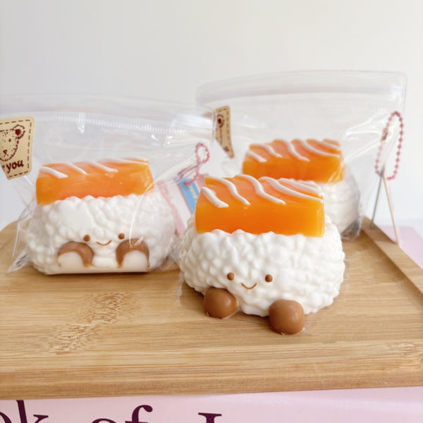 Lachs-Sushi-Puppe Taba Squishy-Spielzeug