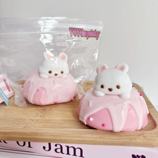 Bunny Cake Taba Squishy Toy