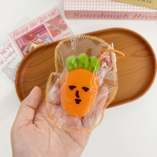 Expressionless Carrot Taba Squishy Toy