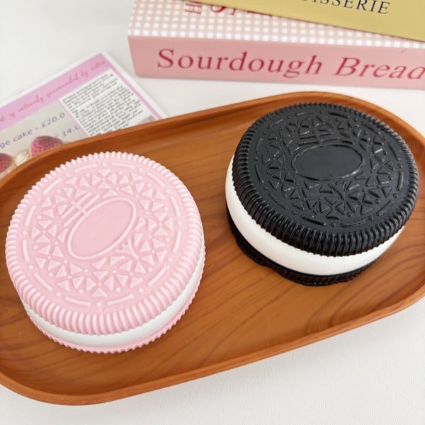 Large Cream Sandwich Cookies Taba Squishy Toy