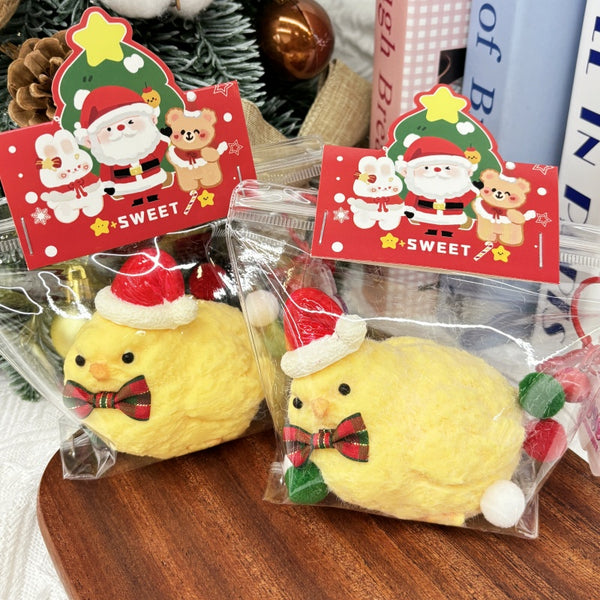 Christmas Chick Taba Squishy Toy