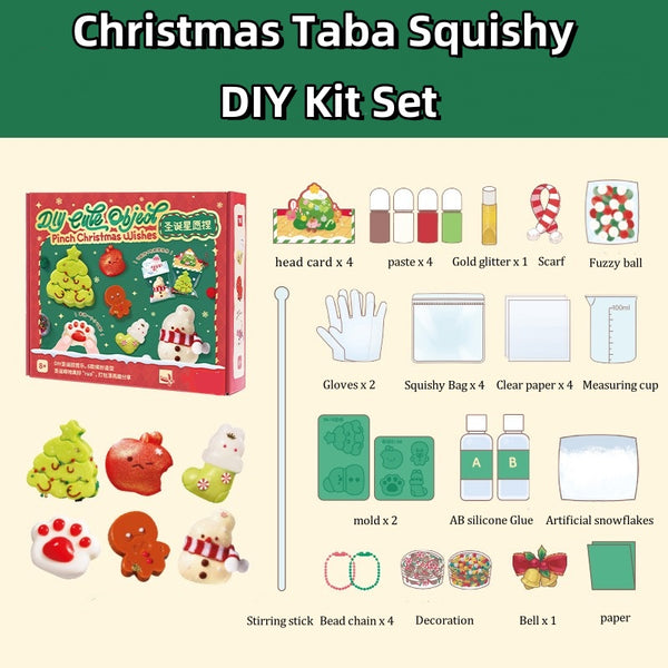 Christmas Taba Squishy Toy DIY Kit Set