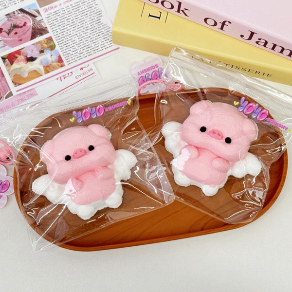 Angel Piggy Taba Squishy Toy