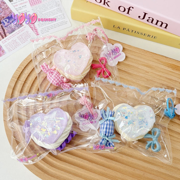 Yoyosquishy-Heart Candy Dessert Squishy Toy