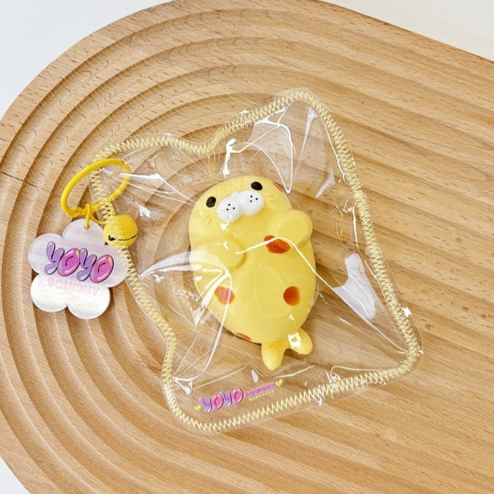 YELLOW Cute Seal Taba Squishy Toy