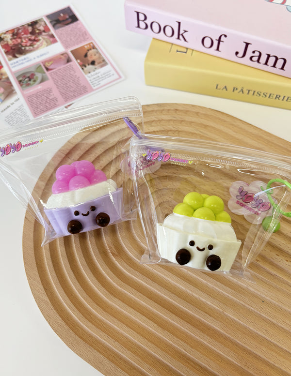 Grape Cake Taba Squishy Toy