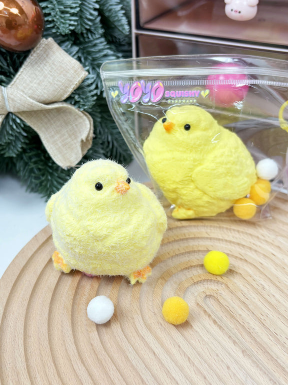 Chicken Taba Squishy Toy (Flocked and non-flocked) – yoyosquishy