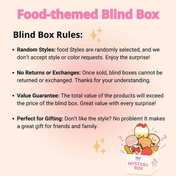 Food-themed one Random Blind Box – yoyosquishy