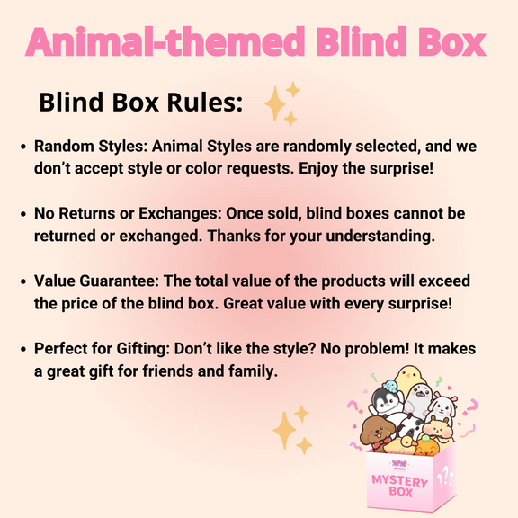 Animal-themed one Random Blind Box – yoyosquishy