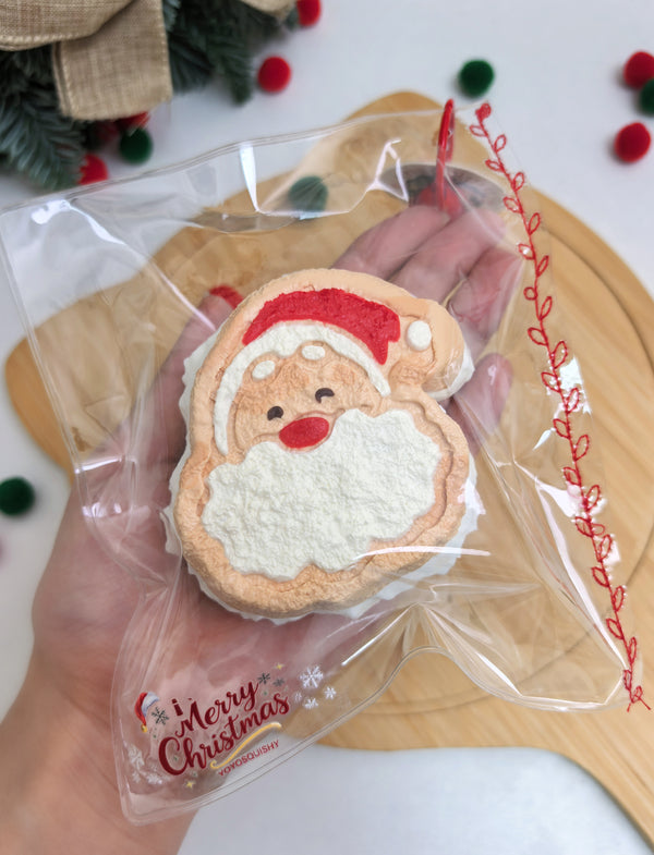 Christmas Santa Cookies Taba Squishy Toy