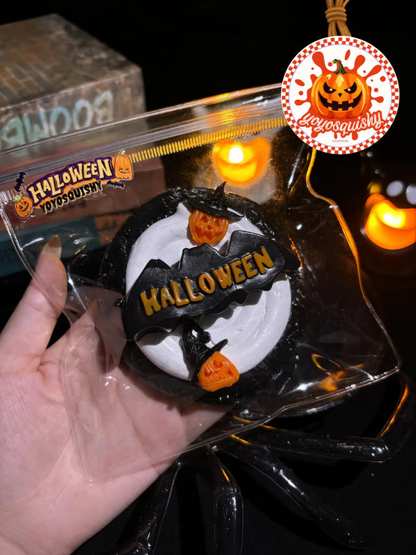 Halloween Black Pumpkin Cookie Taba Squishy