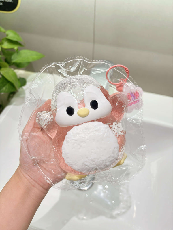 Clear Giant Penguin Taba Squishy Toy