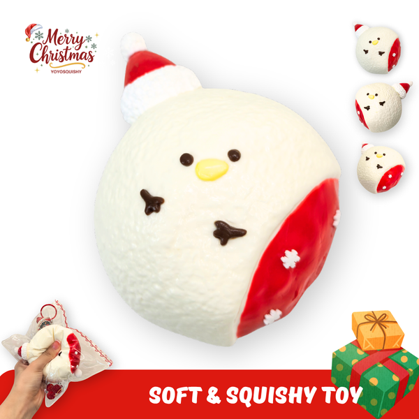 YOYOSQUISHY Christmas Mochi Soft Muddy Texture Taba Squishy Toy