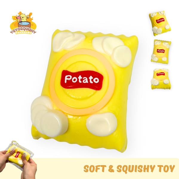 YOYOSQUISHY Classic Potato Chips Soft Muddy Texture Taba Squishy Toy