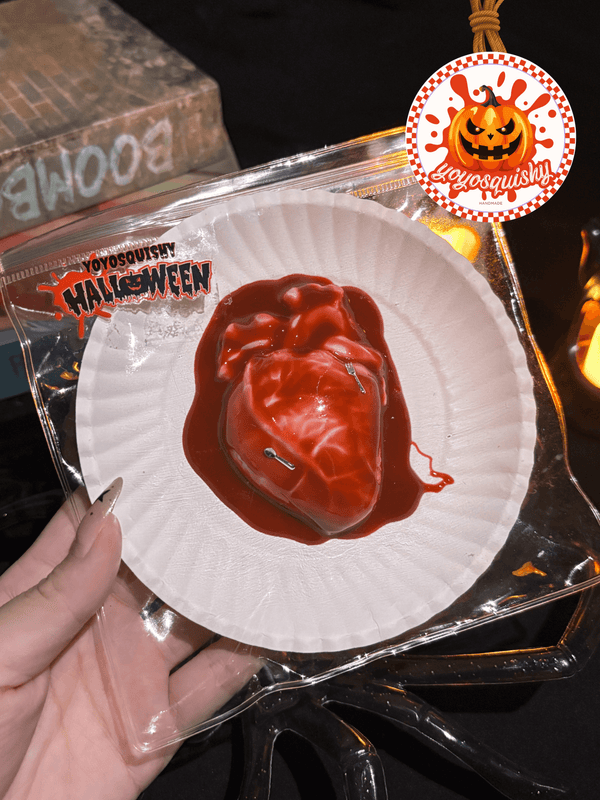 Halloween Bloody Heart Dessert Taba Squishy