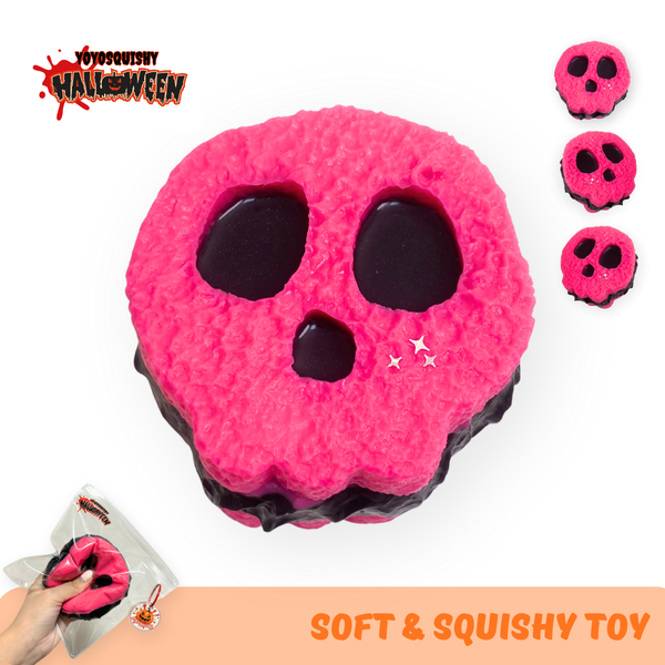 Halloween Skeleton Cookie Soft Muddy Texture Taba Squishy