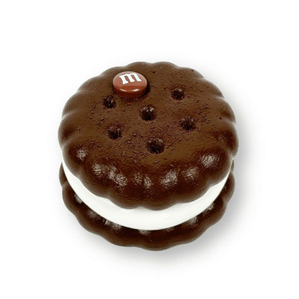 Chocolate Sandwich Cookie Taba Squishy Toy