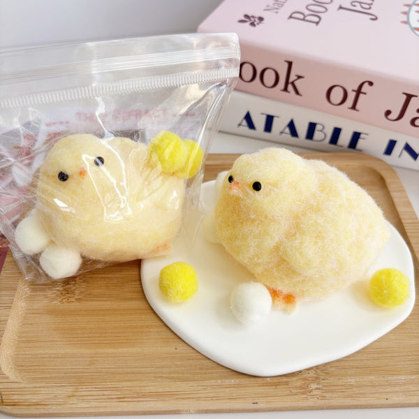 Chicken Taba Squishy Toy (Flocked and non-flocked)