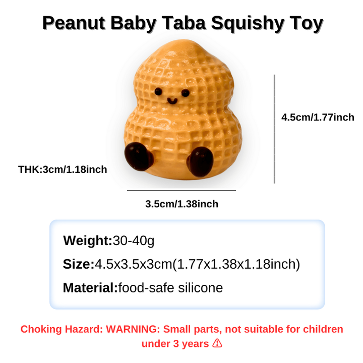 Peanut Baby Taba Squishy Toy