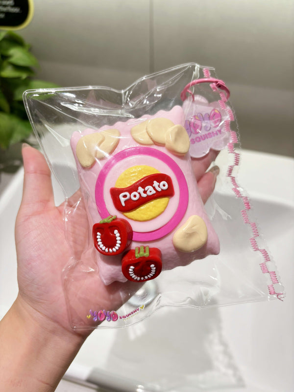 Tomato Potato Chips Taba Squishy Toy
