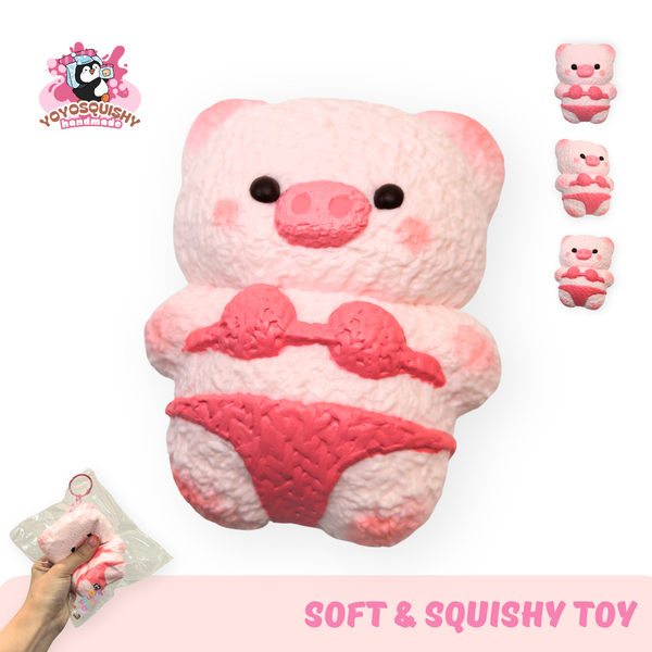 YOYOSQUISHY Bikini Piggy Soft Muddy Texture Taba Squishy Toy
