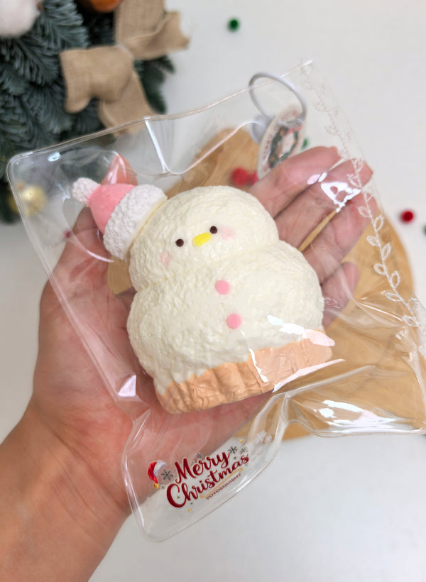 Christmas Snowman Taba Squishy Toy