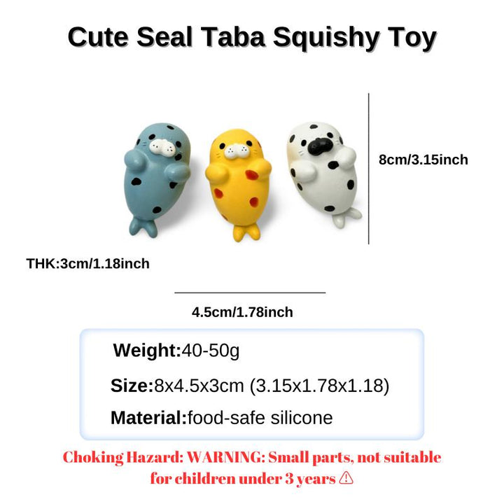 Cute Seal Taba Squishy Toy