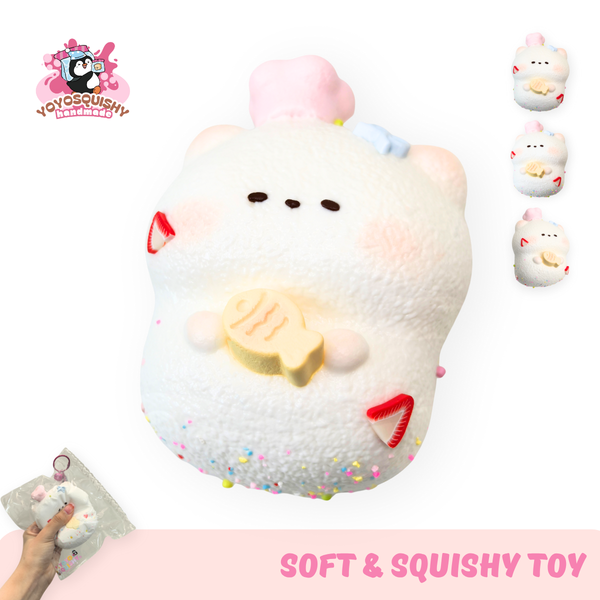 YOYOSQUISHY Chef Hamster Milk Candy-Like Texture Taba Squishy Toy