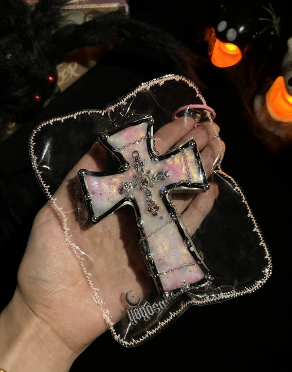 Aurora Pink Cross Taba Squishy Toy