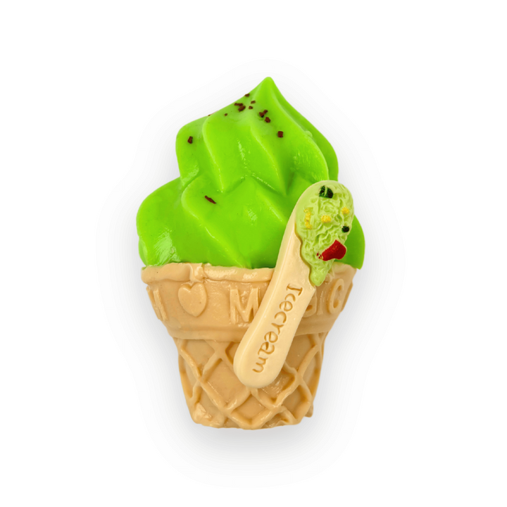 GREEN Ice Cream Keychain Taba Squishy Toy