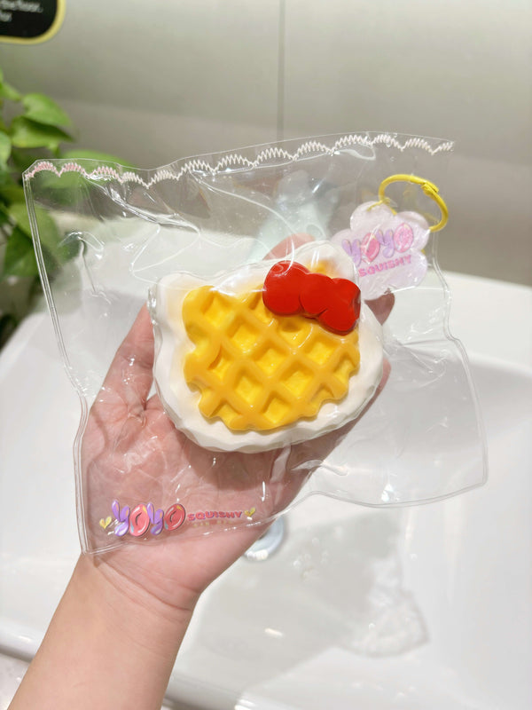 Kitty Waffle Taba Squishy Toy