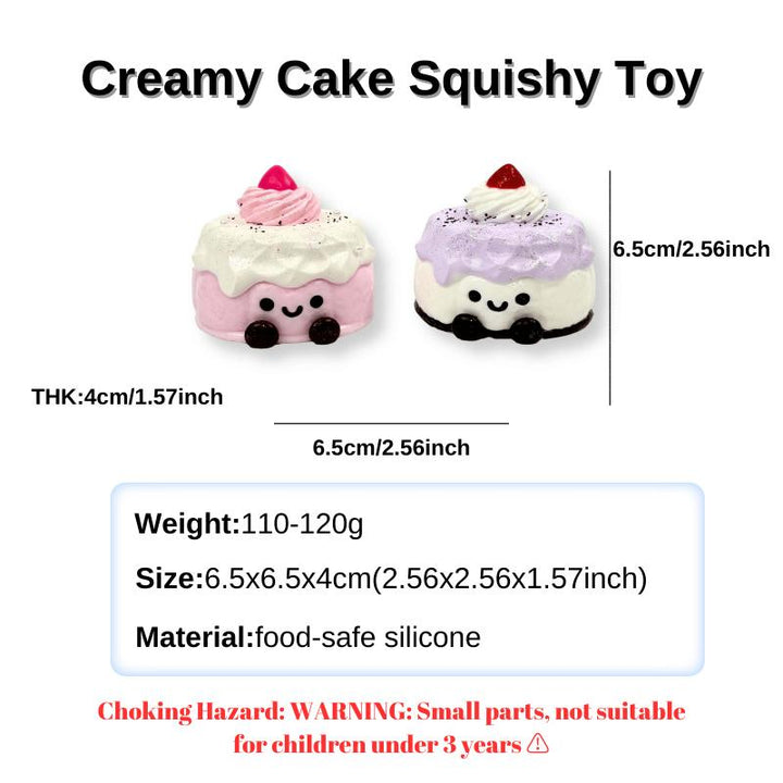 Creamy Cake Squishy Toy